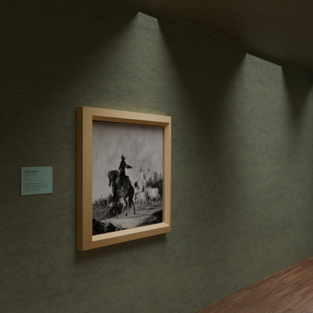 Cavalier and Shepherd rendered at a 150 degree viewing angle